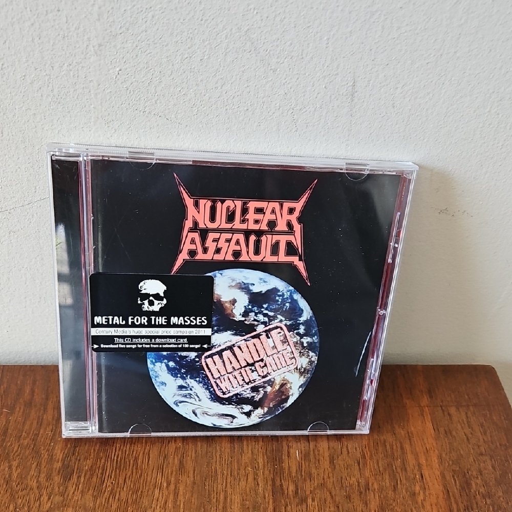 Nuclear Assault Handle With Care Thrash Metal CD
